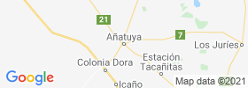 Anatuya map